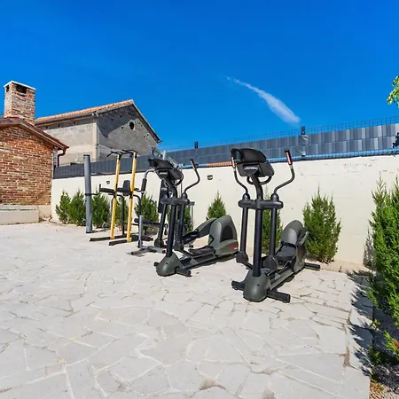 Dora With Heated Pool & Fitness Villa